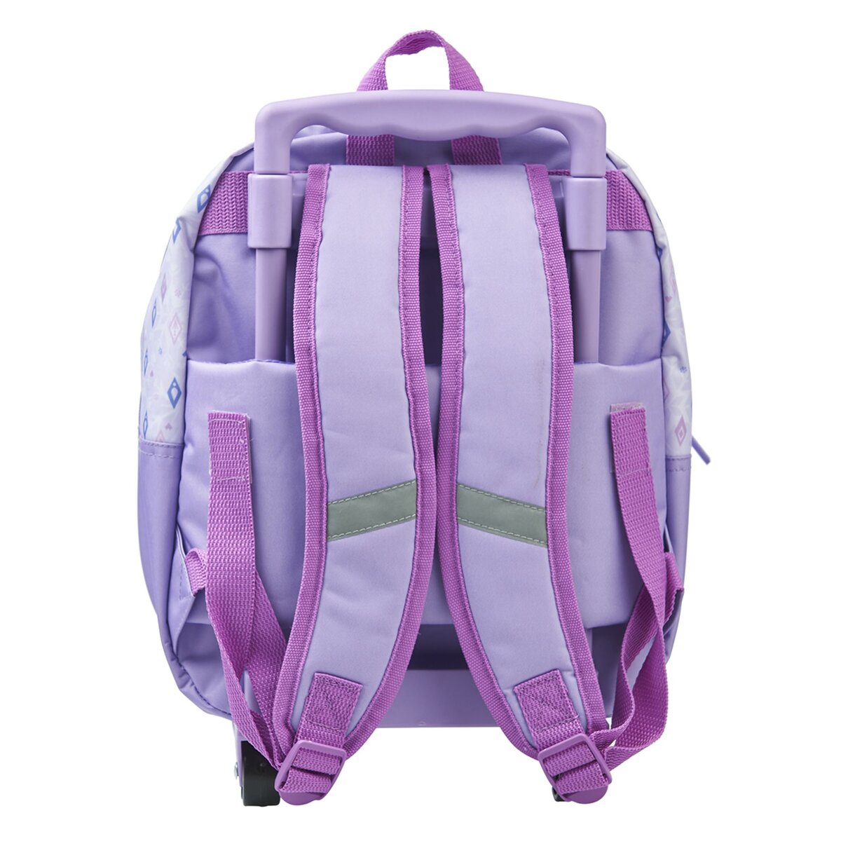 DISNEY Sac maternelle à roulettes violet REINE DES NEIGES