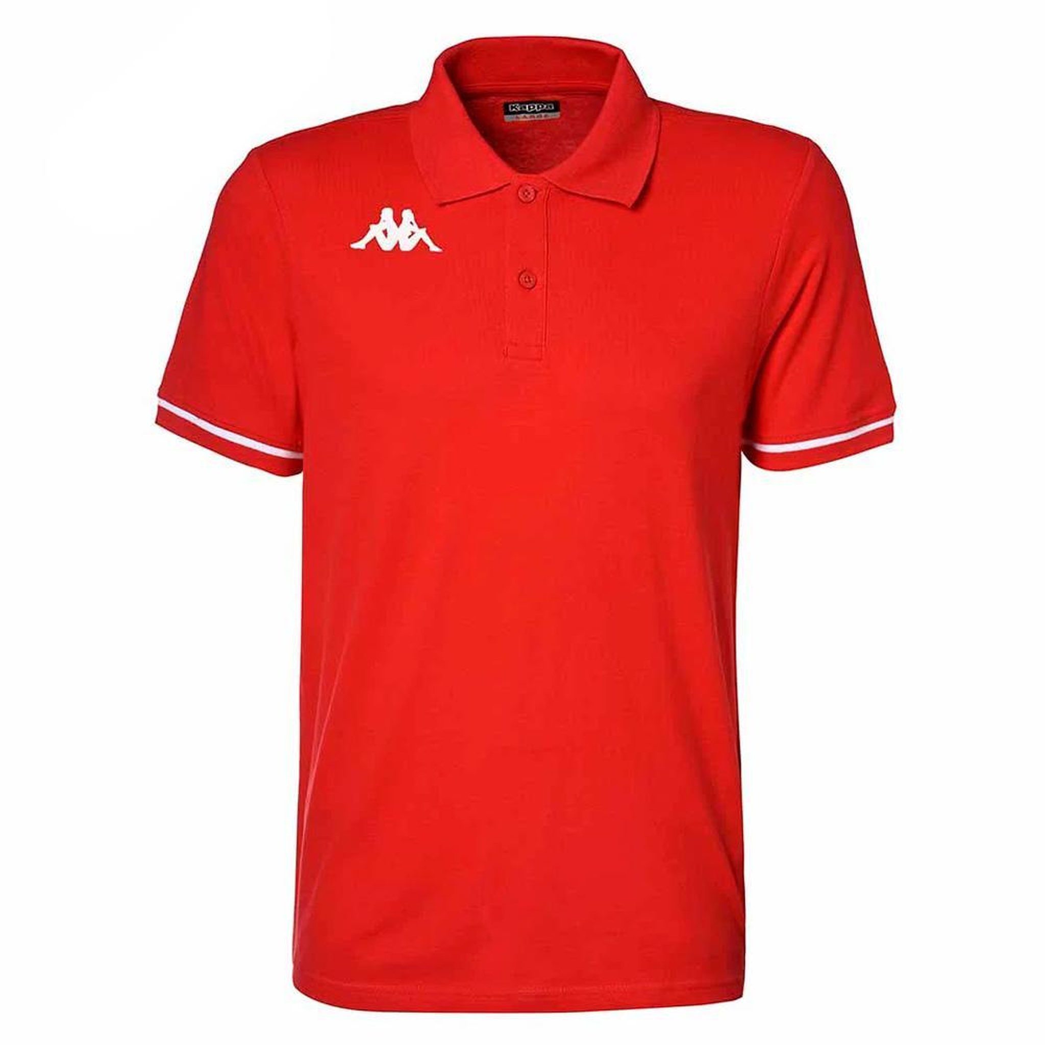 KAPPA Polo Rouge Homme Kappa Barli. Coloris disponibles : Rouge