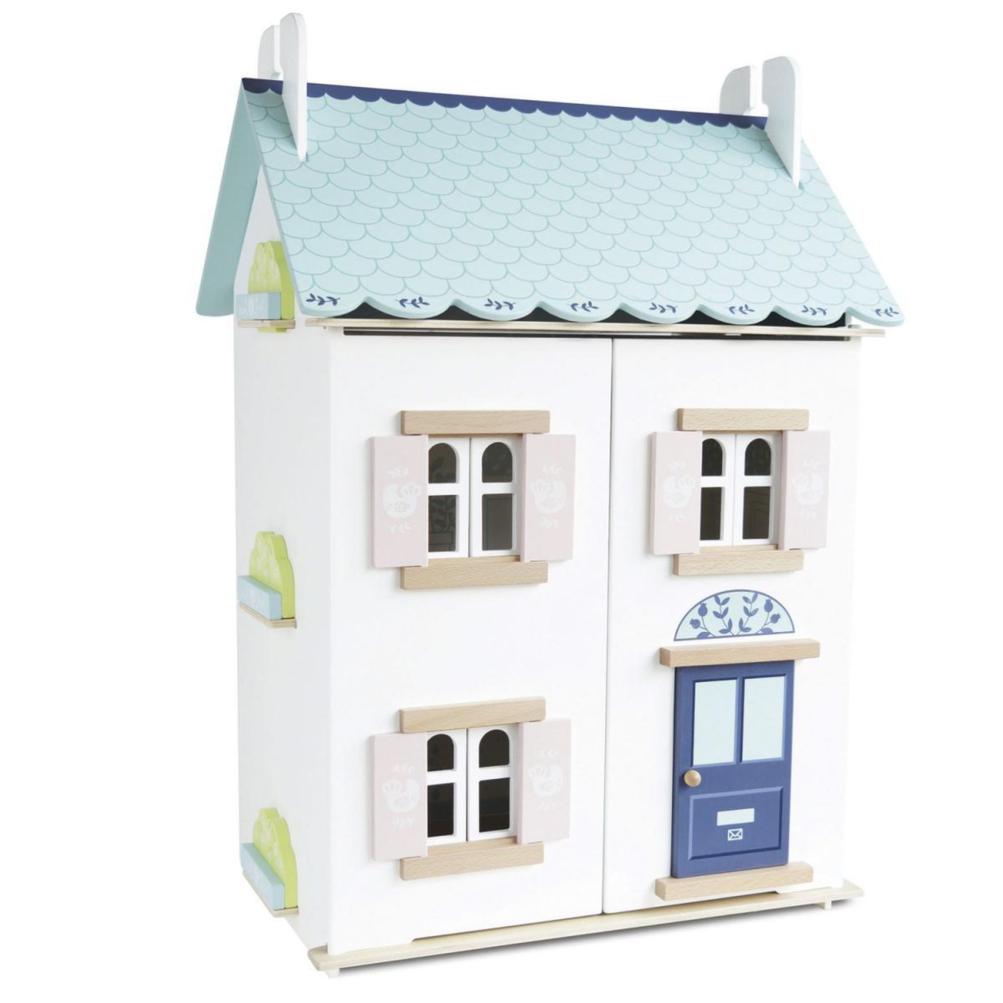Voir la diapositive 3 : Le Toy Van Maison de poupées Blue Belle Puppenhaus