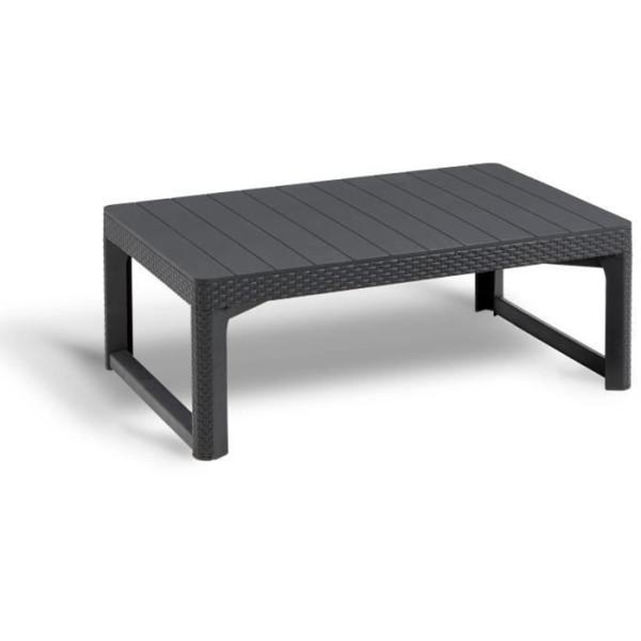 Voir la diapositive 5 : ALLIBERT by KETER Salon de jardin - en résine aspect rotin tressé - Allibert by KETER - 5 personnes - SanRemo - Gris graphite