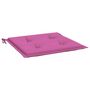 Voir la diapositive 5 : VIDAXL Coussins de chaise de jardin lot de 4 rose 40x40x3 cm