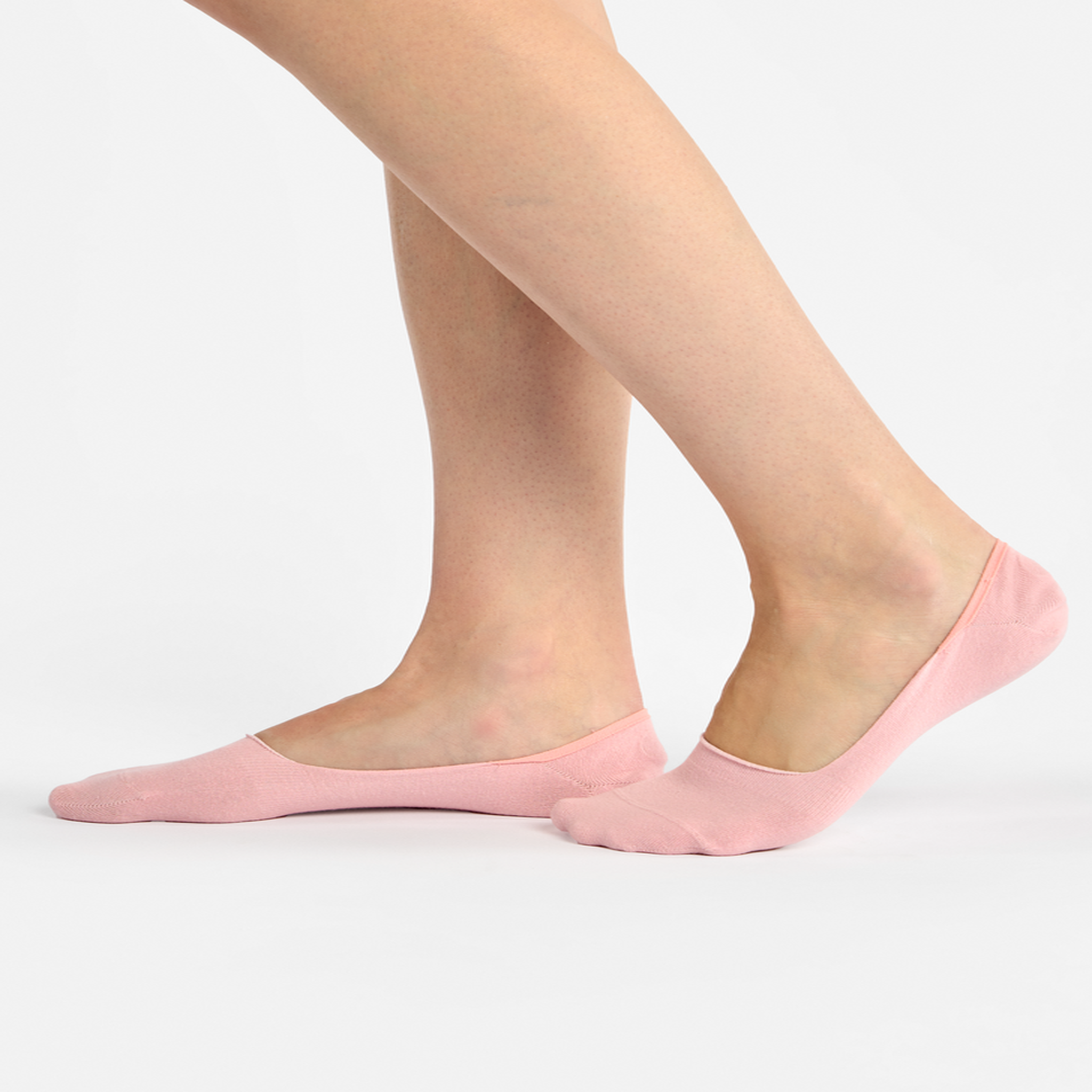 Voir la diapositive 4 : DEDOLES Lot de 3 paires de protège-pieds rose poudré en coton