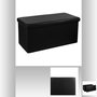 Voir la diapositive 3 : ATMOSPHERA Banquette coffre pliable Loft - L. 76 x H. 37,5 cm