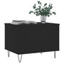 Voir la diapositive 4 : VIDAXL Table basse Noir 60x44,5x45 cm Bois d ingénierie
