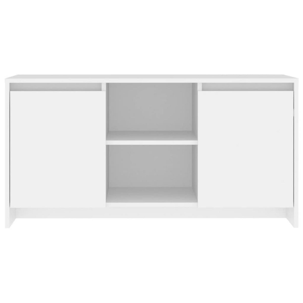 VIDAXL Meuble TV Blanc 102x37,5x52,5 cm Bois d'ingenierie