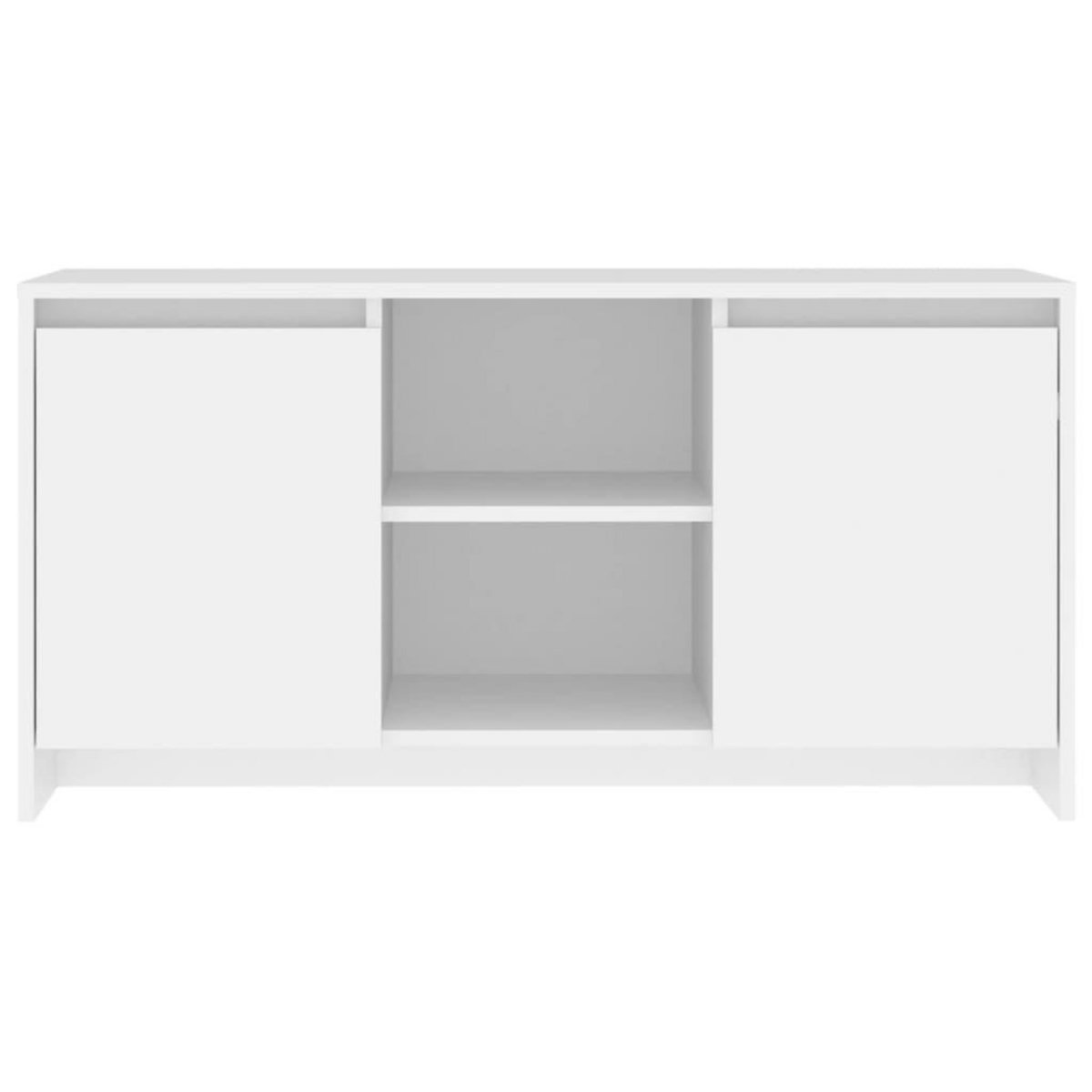 VIDAXL Meuble TV Blanc 102x37,5x52,5 cm Bois d'ingenierie