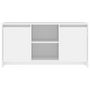 Voir la diapositive 3 : VIDAXL Meuble TV Blanc 102x37,5x52,5 cm Bois d'ingenierie