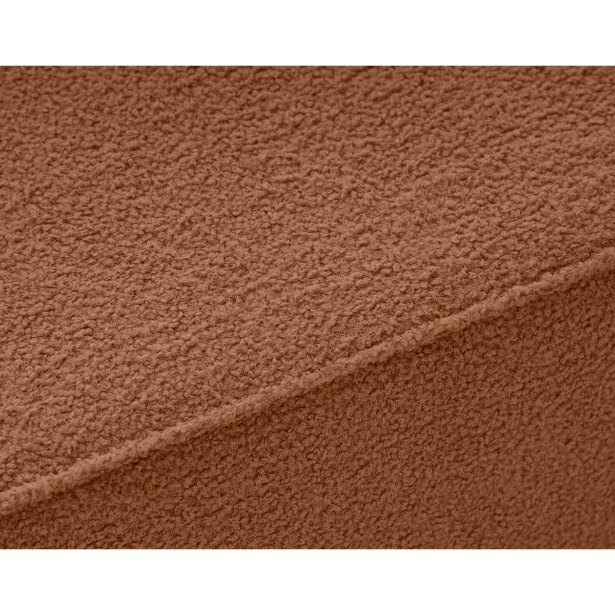 BEST MOBILIER Topaze - pouf - en tissu bouclette