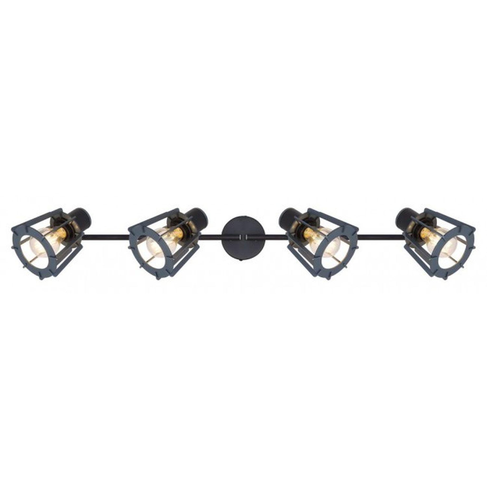 Voir la diapositive 2 : GLOBO Plafonnier spot design Blaha - 4 Ampoules