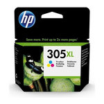 HP HP 305XL Cartouche dencre trois couleurs grande capacite authentique 3YM63AE pour DeskJet 2300/2710/2720/Plus4100, Envy 6000
