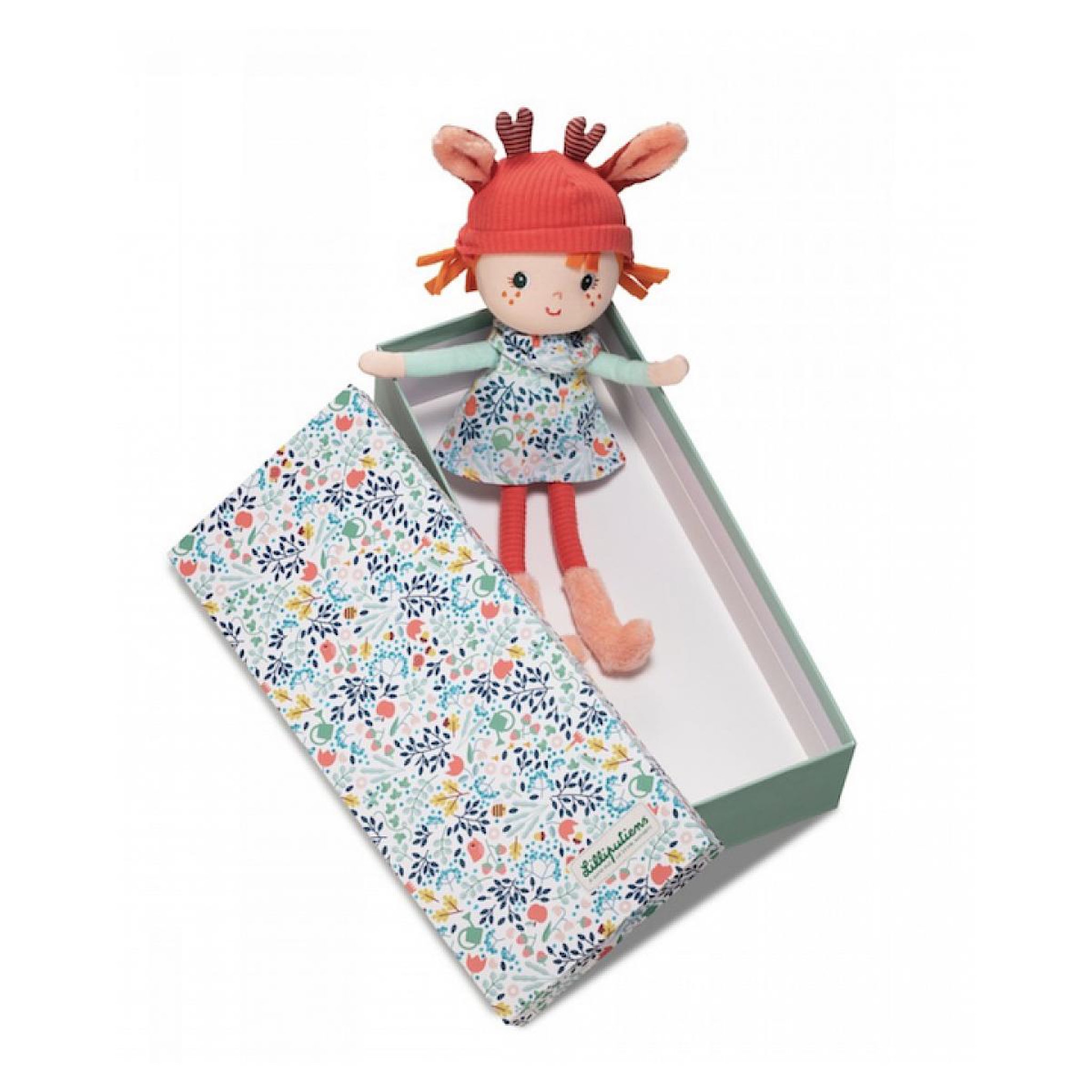 Voir la diapositive 2 : LILLIPUTIENS poupee caline en tissu Stella