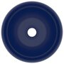 Voir la diapositive 3 : VIDAXL Lavabo rond de luxe Bleu fonce mat 40x15 cm Ceramique