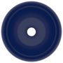 Voir la diapositive 3 : VIDAXL Lavabo rond de luxe Bleu fonce mat 40x15 cm Ceramique