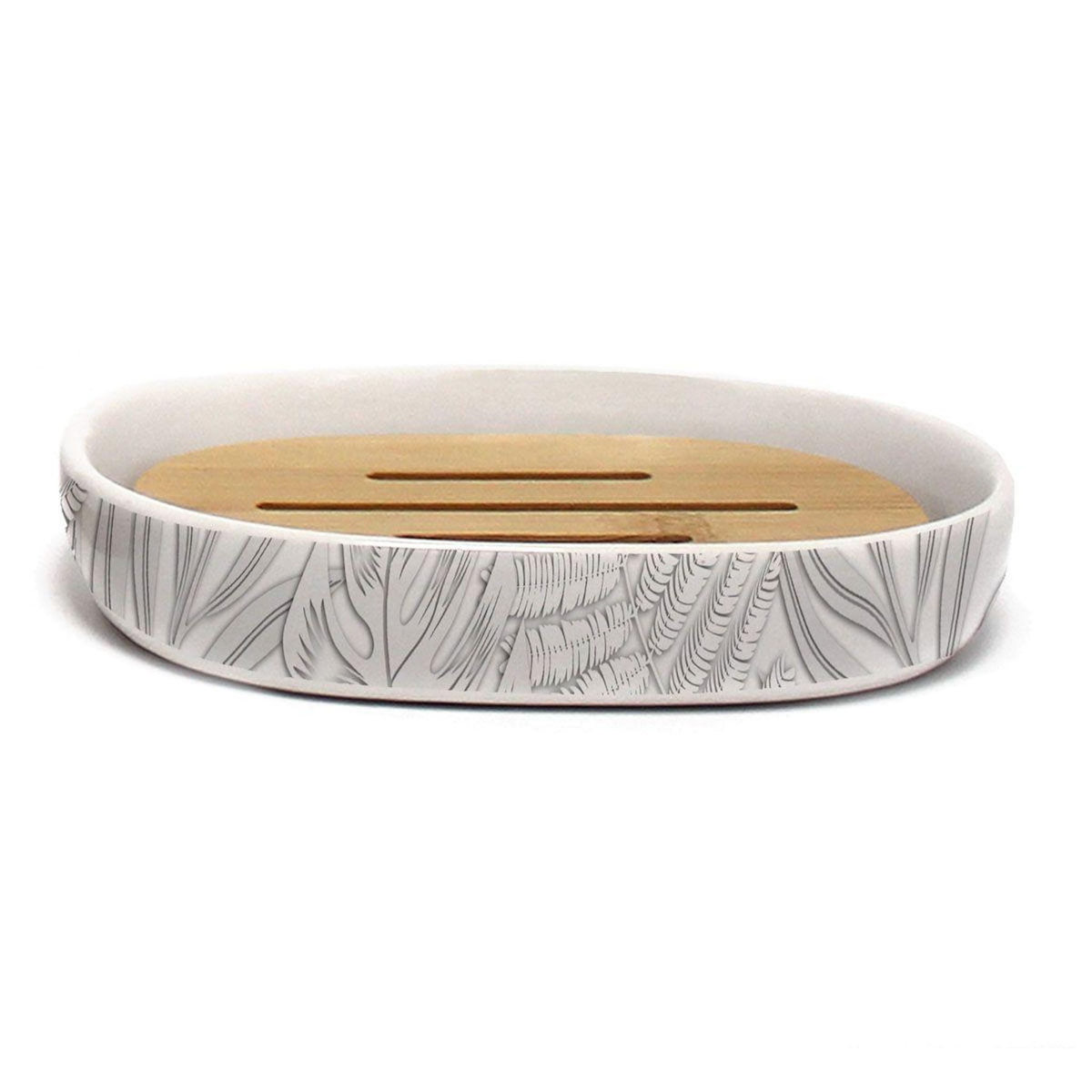 Paris Prix Porte Savon Imprimé  Amber  12cm Gris