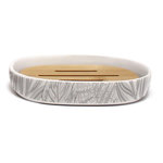 Paris Prix Porte Savon Imprimé  Amber  12cm Gris