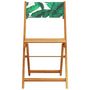 Voir la diapositive 4 : VIDAXL Chaises de jardin pliantes lot de 6 vert tissu et bois massif