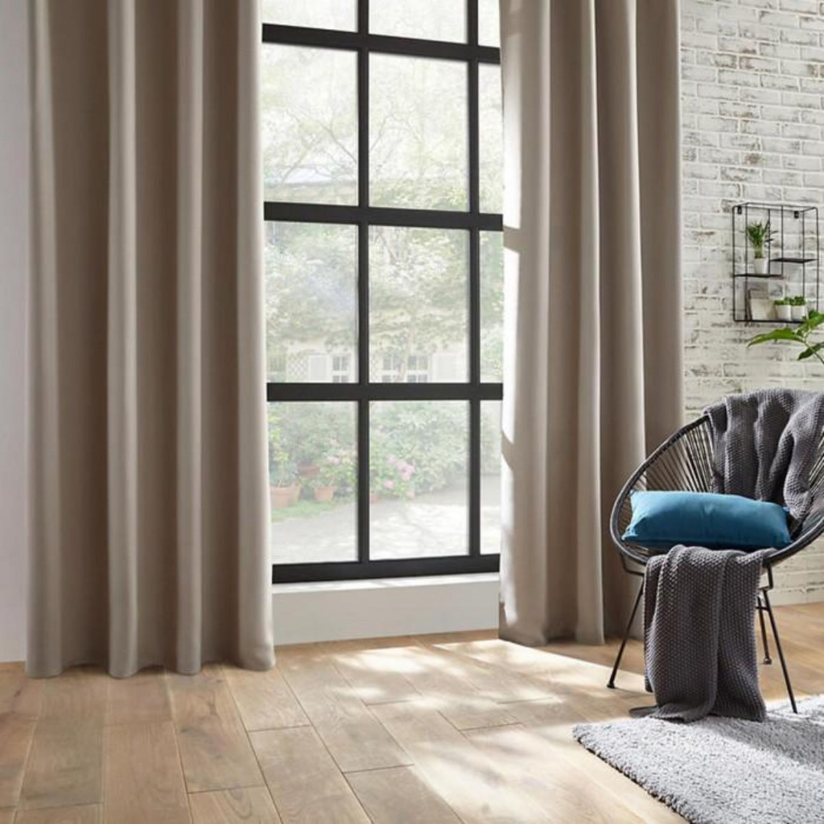 ATMOSPHERA Rideau Occultant  Topa  140x260cm Lin