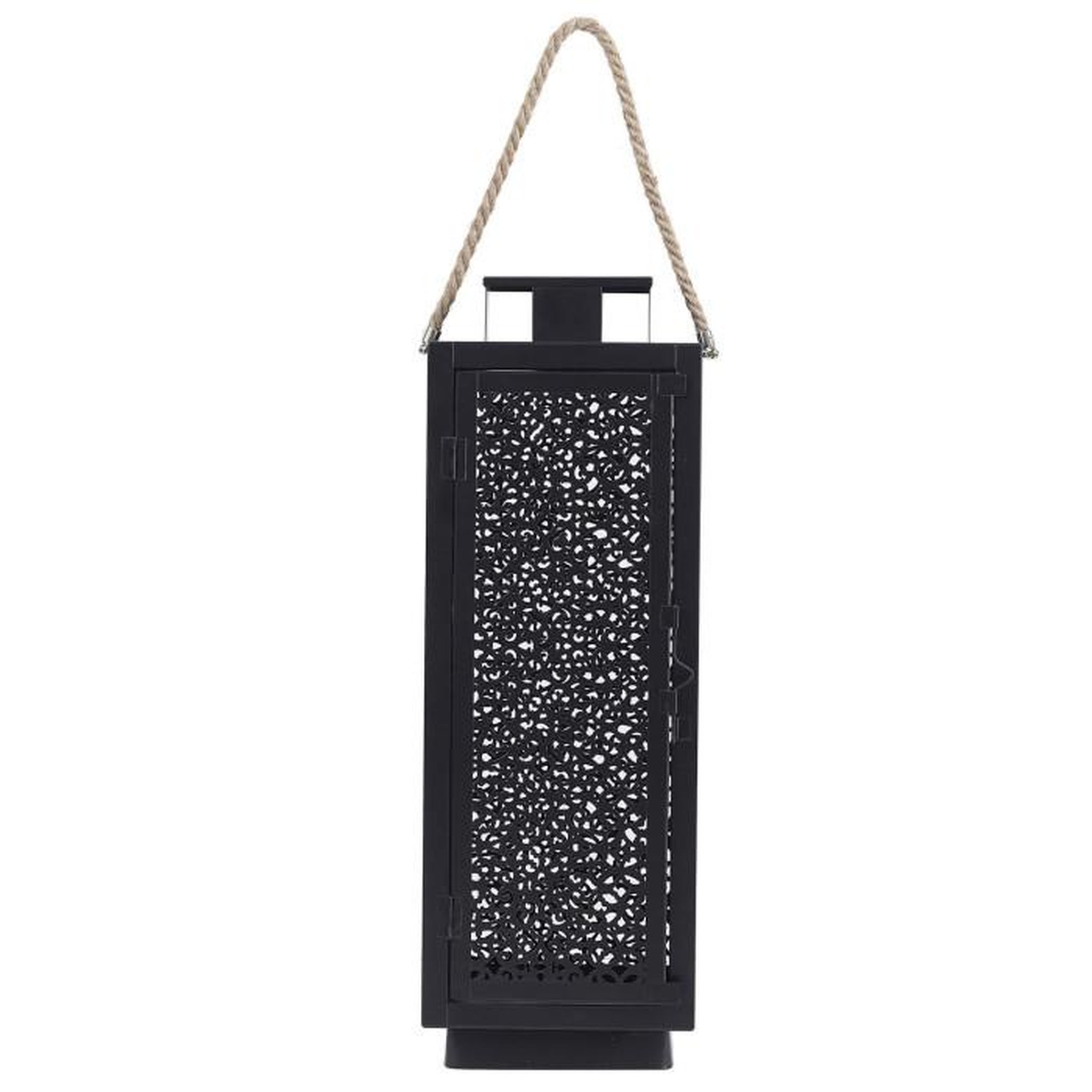 Voir la diapositive 3 : Paris Prix Lot de 2 Lanternes Déco  Ajouré  59cm Noir
