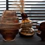 Voir la diapositive 3 : Paris Prix Vase Design en Verre  Max  30cm Marron