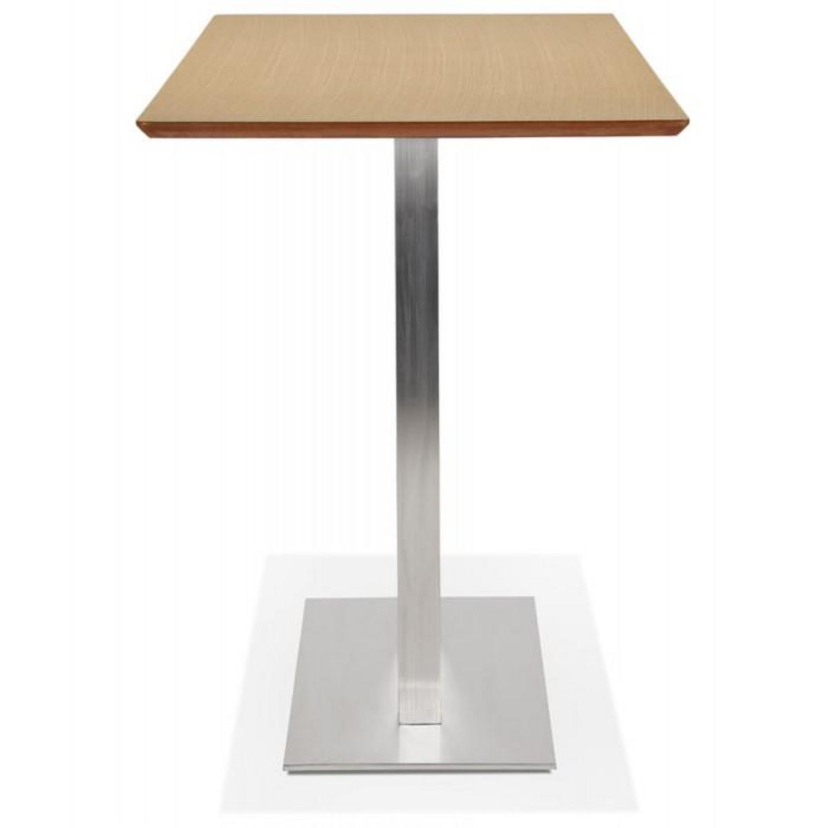 Paris Prix Table Haute Mange-Debout  Pansy  180cm Naturel & Argent