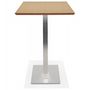 Voir la diapositive 3 : Paris Prix Table Haute Mange-Debout  Pansy  180cm Naturel & Argent