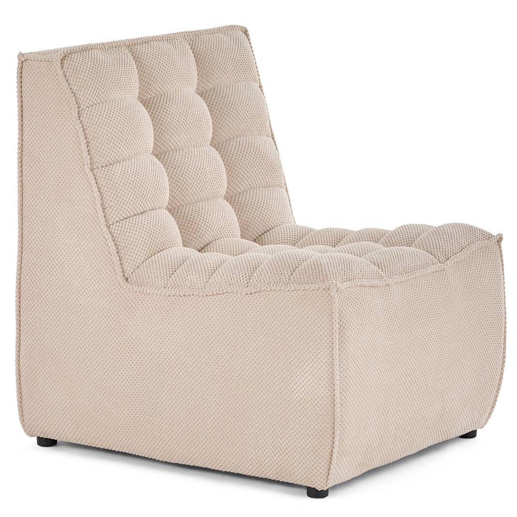 Voir la diapositive 3 : LISA DESIGN Ellie - fauteuil en velours texturé