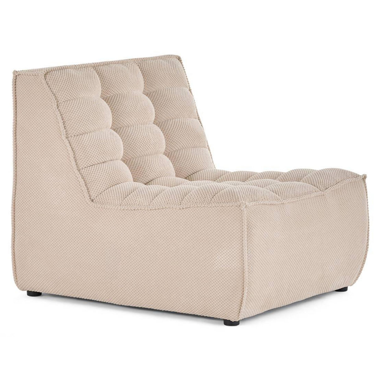 LISA DESIGN Ellie - fauteuil en velours texturé