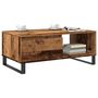 Voir la diapositive 3 : VIDAXL Table basse vieux bois 90x50x36,5 cm bois d'ingenierie