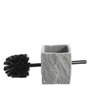 Voir la diapositive 2 : Paris Prix Brosse WC Effet Minéral  Stony  36cm Gris