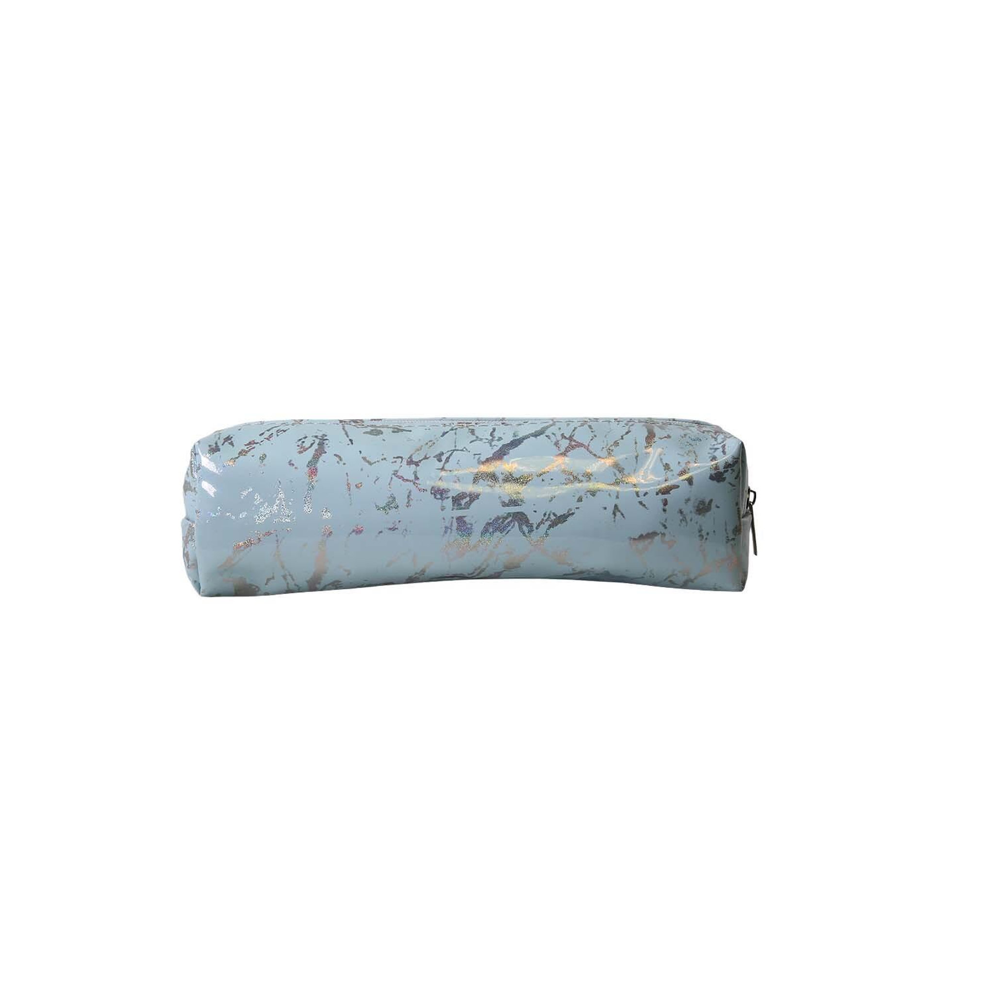 Voir la diapositive 4 : Bagtrotter Trousse scolaire rectangulaire brillante - Bleu - Fille - 1 compartiment