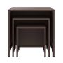 Voir la diapositive 4 : VIDAXL Tables gigognes 3 pcs marron resine tressee