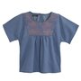IN EXTENSO Blouse denim fille