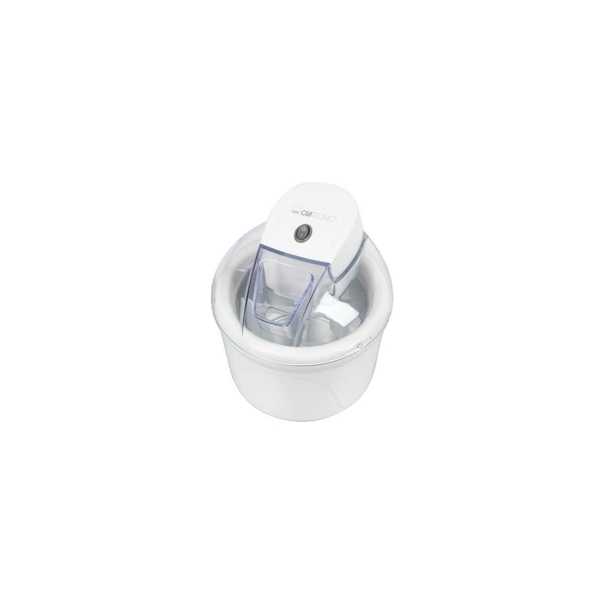 Voir la diapositive 2 : CLATRONIC Sorbetière Clatronic ICM 3764 Blanc