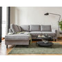 Voir la diapositive 6 : BEST MOBILIER Molly - canapé d'angle gauche 5 places convertible en tissu