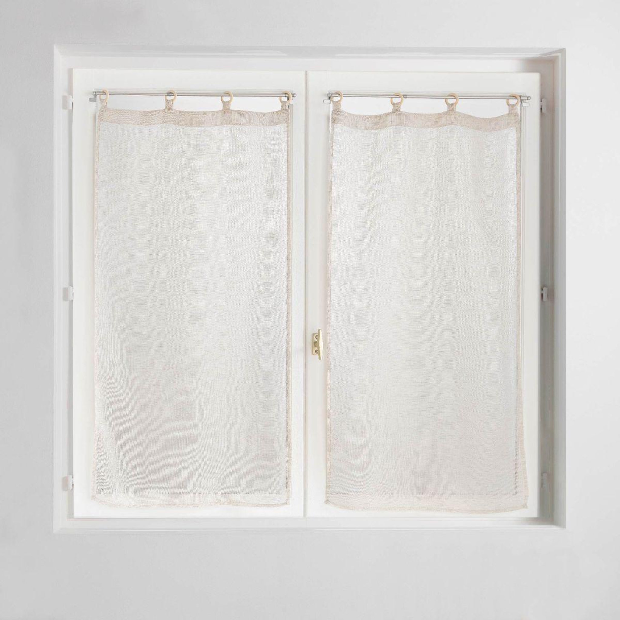 Douceur d'Intérieur Paire de voilages à œillets  minalisa  60x160cm lin