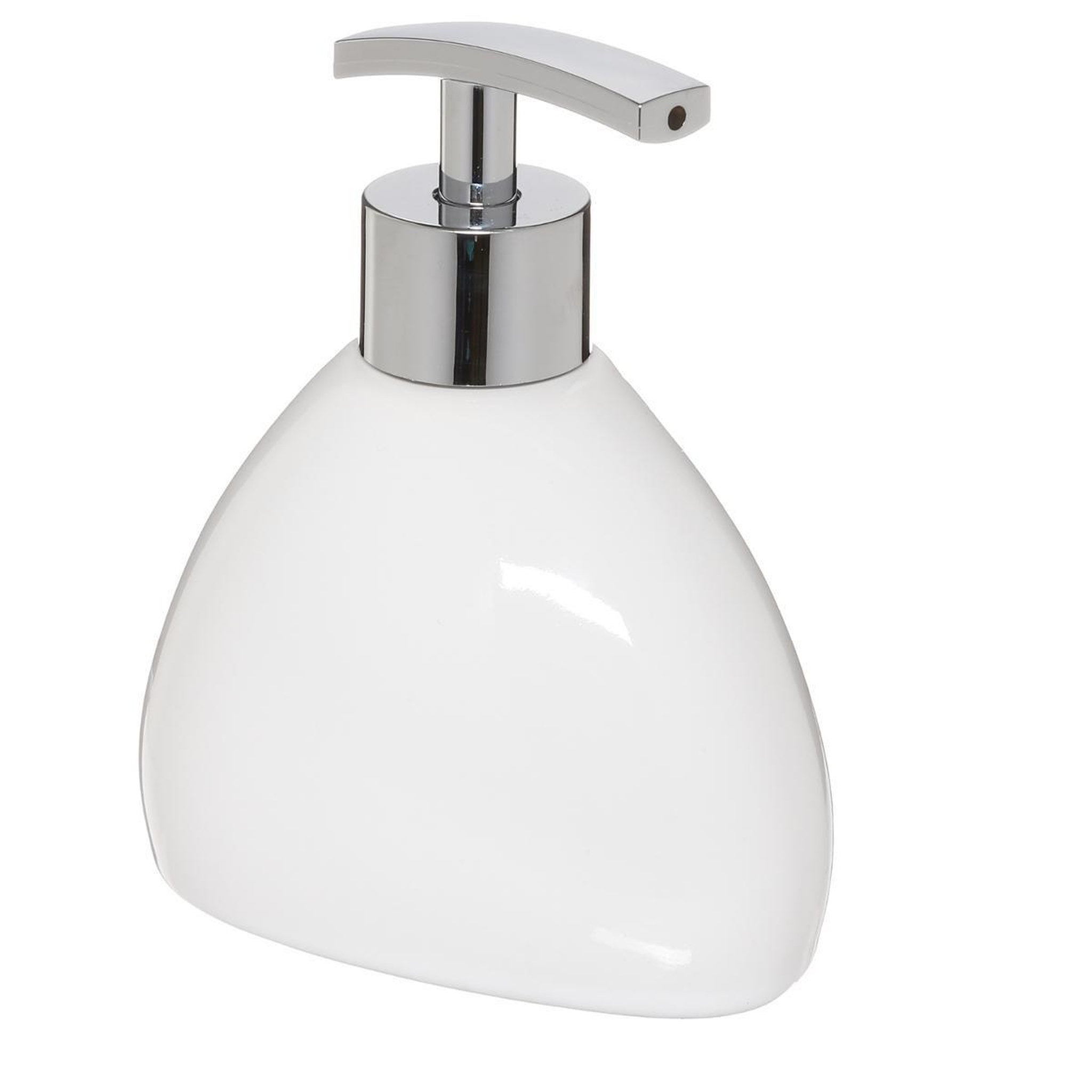 FIVE Distributeur de savon  galet  14cm blanc