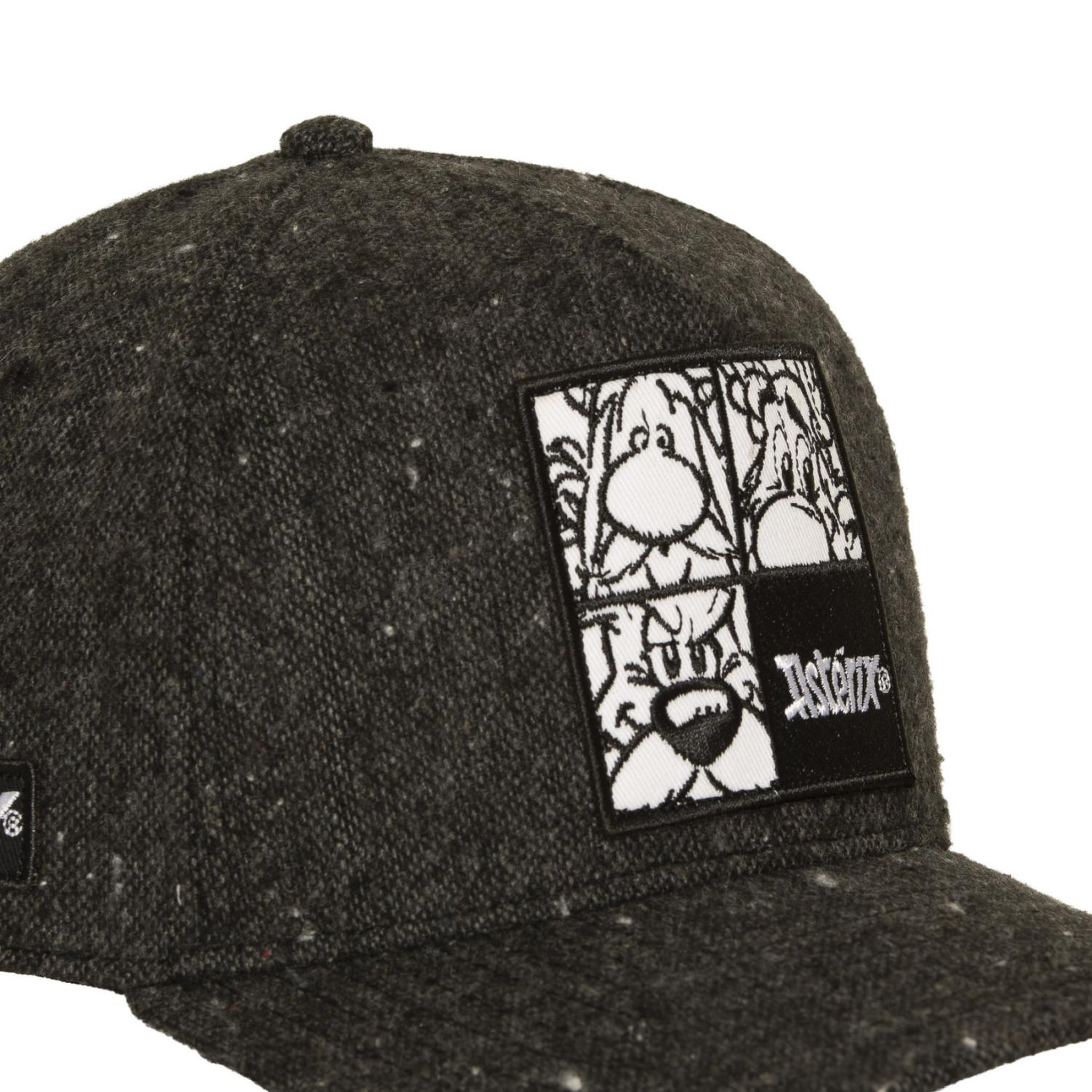 Voir la diapositive 3 : CAPSLAB Casquette trucker premium en nepi avec patch asterix nepi