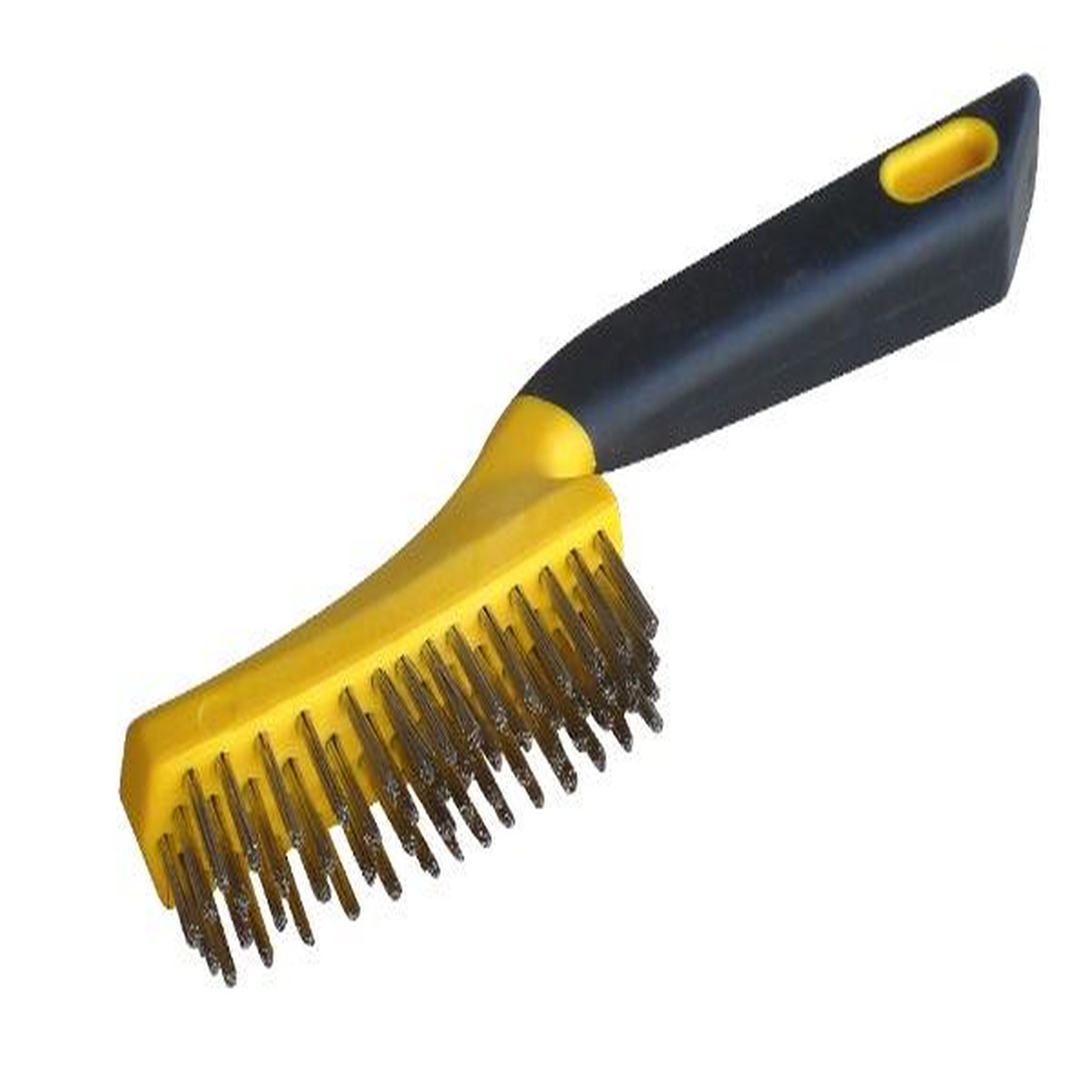 OUTIFRANCE Brosse métallique (4 rangs fils acier inox droits)