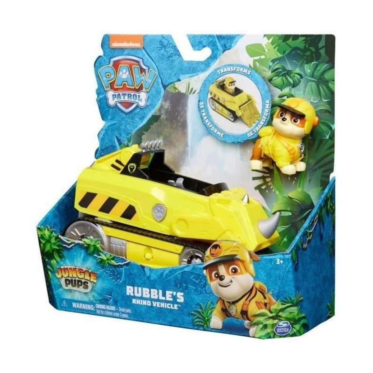 Spin Master VEHICULE + FIGURINE RUBEN JUNGLE PUPS La Pat' Patrouille
