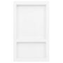 Voir la diapositive 2 : VIDAXL Niche de douche avec 2 compartiments Blanc brillant 41x69x9 cm