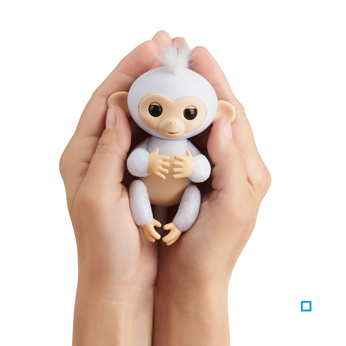 WOWEE Fingerlings Glitter Singe Blanc Intéractif