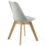 Voir la diapositive 4 : Paris Prix Chaise Design  Lund  83cm Gris