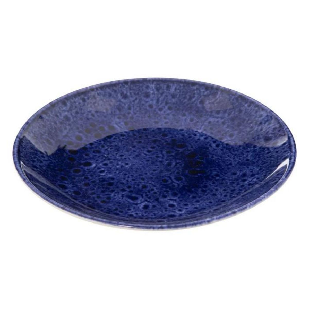 SECRET DE GOURMET Lot de 6 Assiettes à Dessert  Casa Azul  21cm Bleu