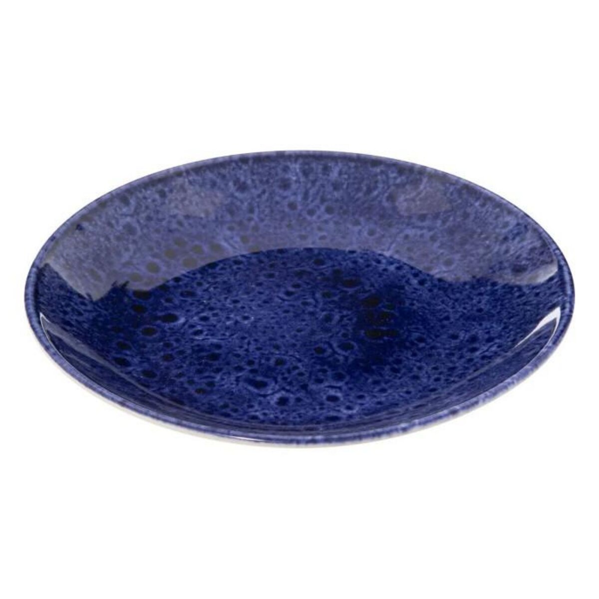 SECRET DE GOURMET Lot de 6 Assiettes à Dessert  Casa Azul  21cm Bleu