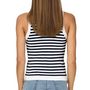 Voir la diapositive 2 : JACQUELINE DE YONG Top à Rayures Marine/Ecru Femme JDY Aya