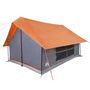 Voir la diapositive 5 : VIDAXL Tente de camping 5 personnes gris et orange impermeable