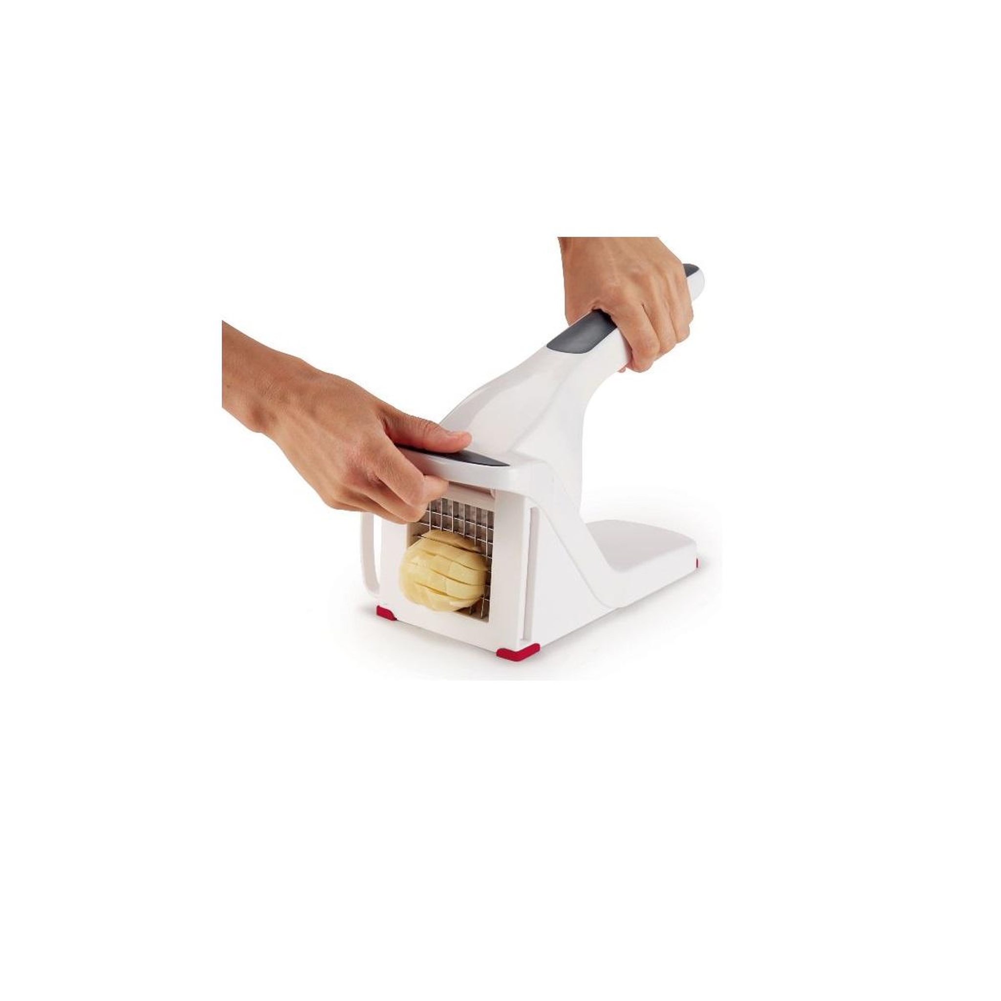 Voir la diapositive 4 : Zyliss Coupe frites et légumes + grilles blanc - e9100250