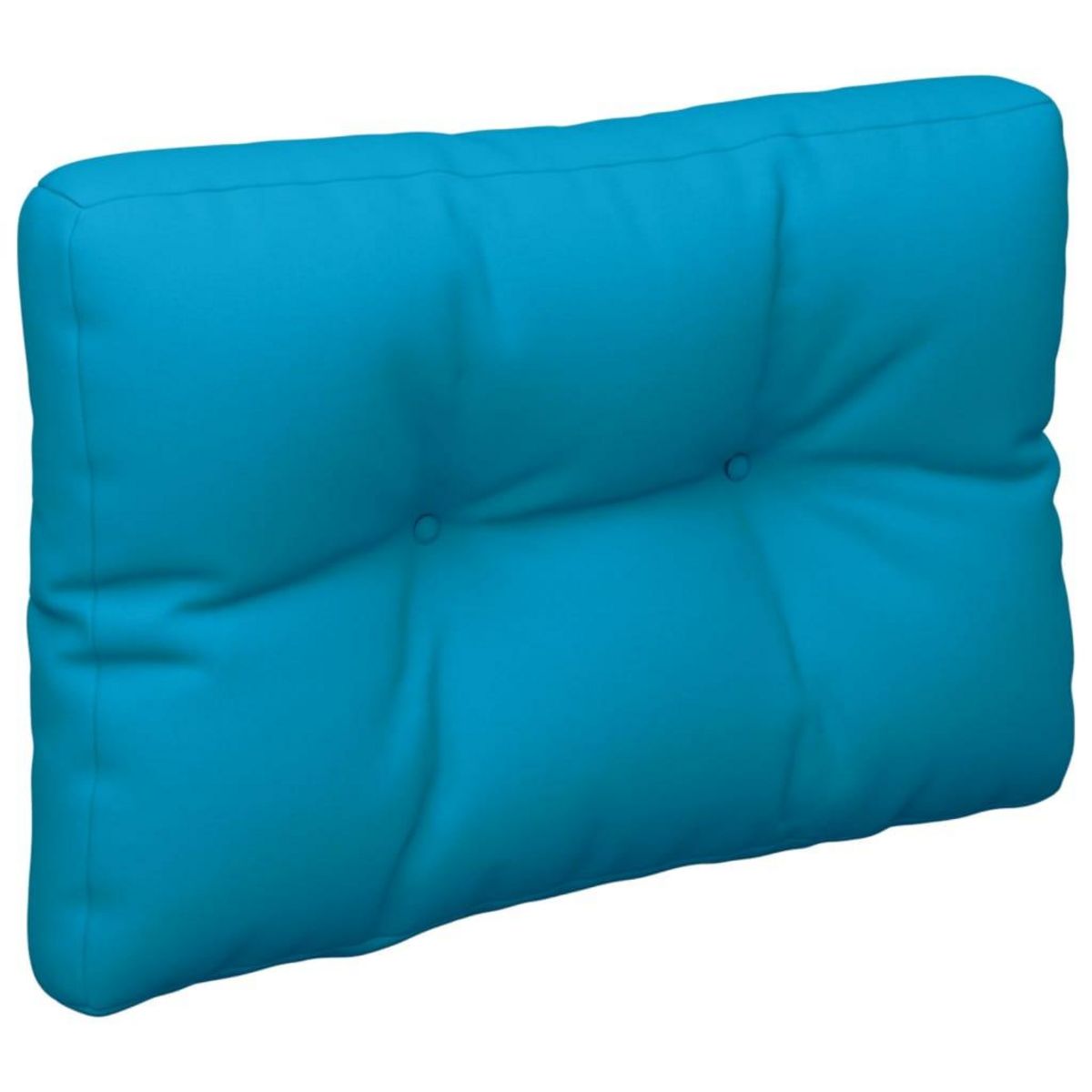 VIDAXL Coussins de palette lot de 2 bleu tissu