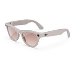 META Lunettes connectées Ray-Ban Skyler, Gris Poudré Brillant, Dégradé Rose Cannelle