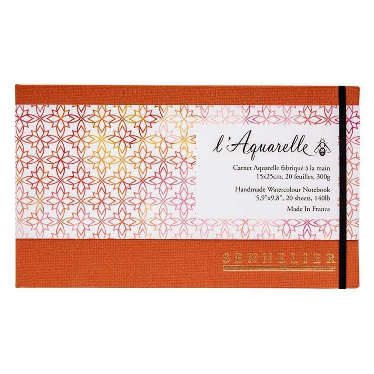 Rayher Carnet aquarelle - 15 x 25 cm - 20 feuilles - 300 g